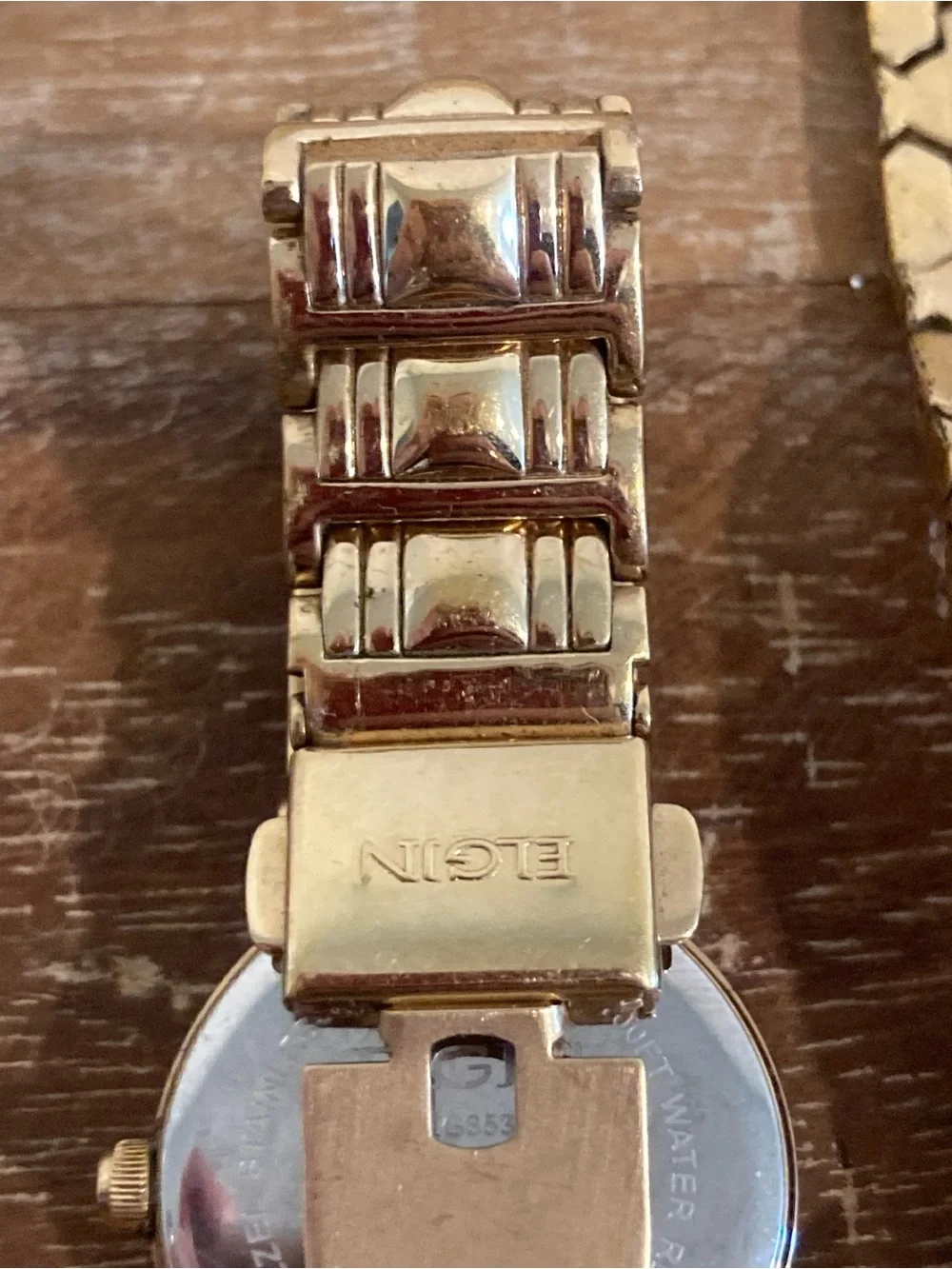 2 Broken Elgin Watches Lot Gold Tone